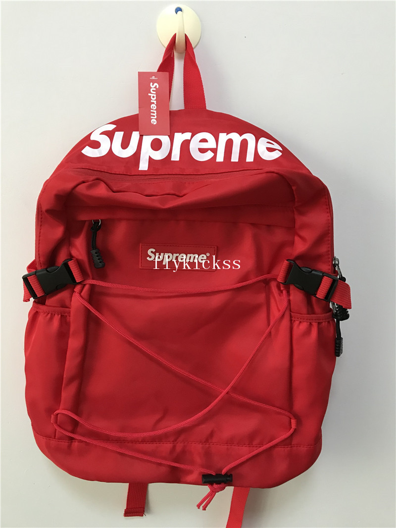 Red Supreme Backpack Sneakers Shop